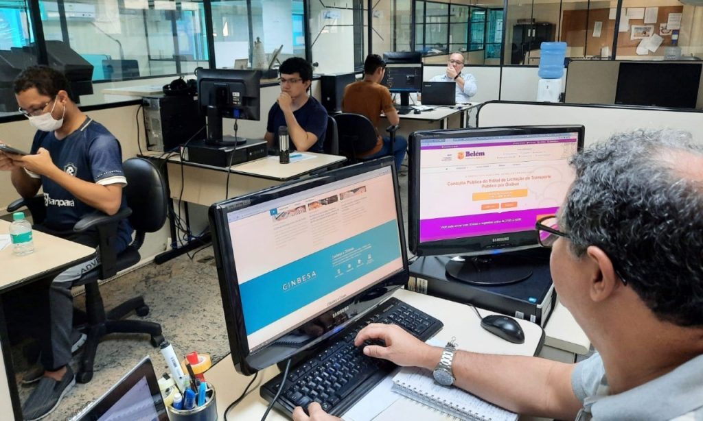 A GENG - Gerência de Engenharia é responsável pelo desenvolvimento dos projetos e produtos da Companhia de Tecnologia da Informação de Belém. Foto: Arquivo/CINBESA
